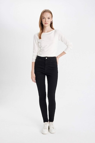 Defacto Rebeca Skinny Fit Normal Bel Bilek Boy Dar Paça Jean Pantolon C7610AX24AUNM40 Siyah