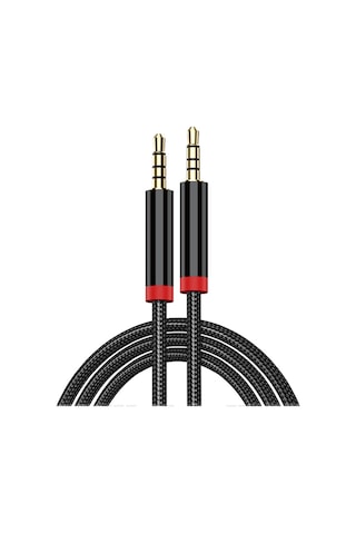 Lexroo Au-708 Örgü Tasarımlı Aux Audio Kablo 3.5mm 3m - Beyaz