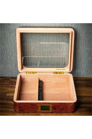 Lubinski Yeni Seri Basic Puro Kutusu Humidor 30's Mavi Lb-021