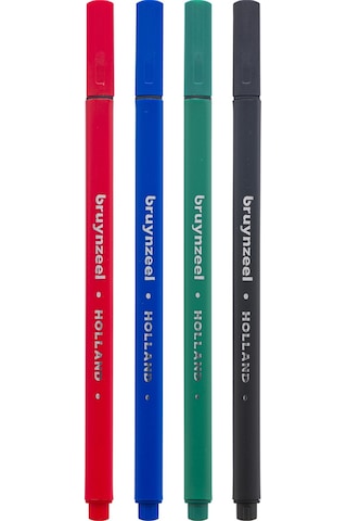 Bruynzeel Fineliners 4'Lü Temel Renkler Kalem Seti 60241004