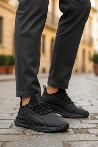 101-1 Genç Rahat Sneaker Siyah