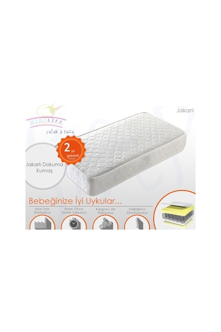 Babyhopeankara 80X180 Yaylı Yatak | 80*180 Midilife Ortopedik Tek Kişilik Yatak