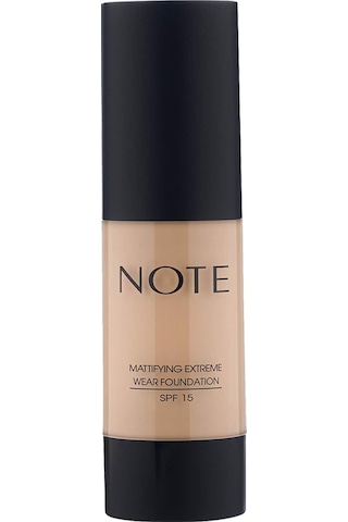 Note Cosmetics Mattifying Extreme Wear 01 Beige Mat Bitişli SPF15 Kapatıcı Fondöten