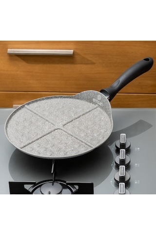 Emsan Rosa 26cm Granit Waffle Tavası Gri