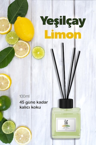 Yeşilçay Limon Çubuklu Oda Kokusu 100 Ml Fresh