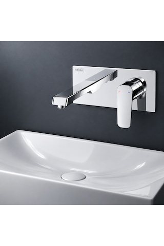 Teska Quasar Pro Ank. Lavabo Bataryası-krom Beyaz Teska Quasar Pro Ank. Lavabo Bataryası-krom Beyaz