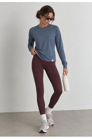 Alexandergardi Kadın Activewear Bisiklet Yaka Üst İndigo