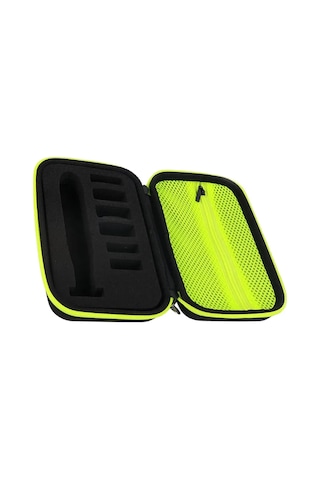 Springsun Philips Oneblade Qp2530/2520 İçin Dayanıklı Eva Koruyucu Kutu - Şok Ve Suya Dirençli, Uç Parça Ve Erişimciler İçin Bölmeli Seyahat Organizerı Siyah