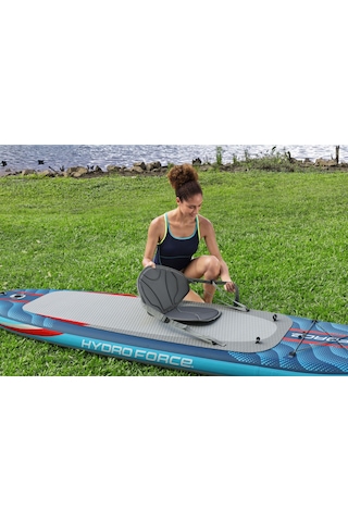 Hydro-force 10" X 33" X 6" / 3.05m X 84cm X 15cm Oceana 10" 2-in-1 Stand-up Paddleboard & Kayak Set