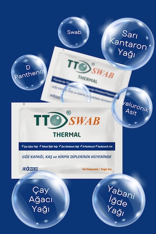 Tto Swab Göz Mendili 24'lü Göz Kapağı Ve Kirpik Dibi Temizliği