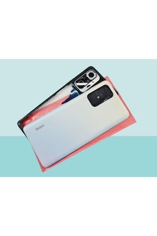 Xiaomi Redmi Note 10 Pro 4g Uyumlu Full Kasa Arka Kapak Batarya Kapağı - Beyaz Çok Renkli