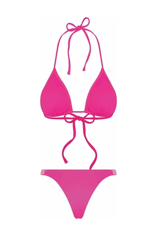 Bonesta Cove Üçgen Fuşya Bikini Takımı