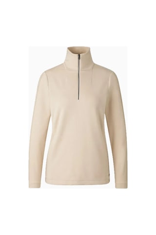 Bogner Fire&ıce Bogner Nadja Stand-up Yaka Ve B-logo Detaylı Kadın Sweatshirt Bej