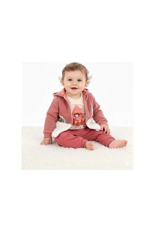 Kız Bebek 3'lü Takım Pembe