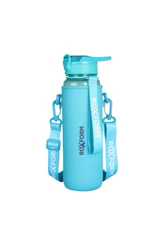 Roxform 1100 Ml Mavi Premium Suluk Matara Bpa & Bps İçermez, Kılıflı Ve Sızdırmaz Mavi