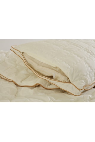 Soub Sleep 1000 G Biyeli %100 Yün Yastık Bej - Krem 50 x 70 CM