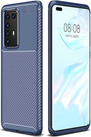 Huawei P40 Pro Kilif Karbon Silikon Case 433856358