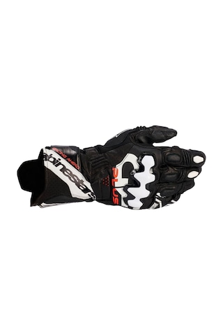 Alpinestars Gp Plus R V3 Korumalı Deri Motosiklet Eldiveni Siyah Beyaz