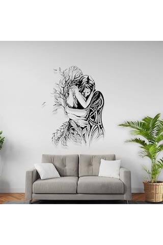 Kadın Erkek Tablo Romantik Çift Tablosu Lazer Kesim Tablo