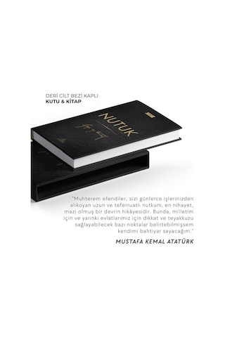 Nutuk Özel Deri Ciltli Ve Kutulu / Mustafa Kemal Atatürk