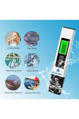 Damlalife Digital Tds Metre Termometreli Su Ölçme Aleti