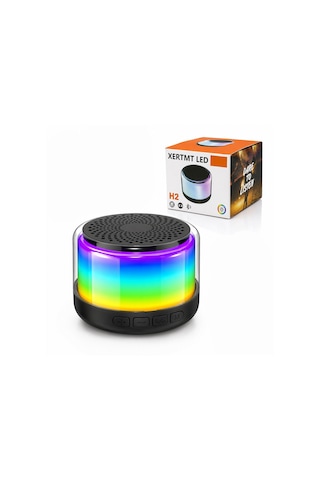 Bt - Sd - Usb Şarjlı Rgb Işıklı Bluetooth Wireless Speaker Hoparlör 3w Pl-4675 5705
