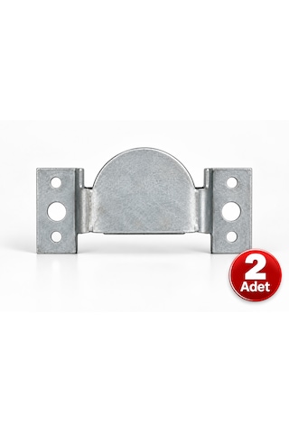 Car-fil Geçmeli Askı Aparatı 100 X 46 X 2 Mm Gizli Mobilya Ve Panel Bağlantı Elemanı Metalik Gri