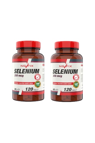 Nevfix Selenyum 200 Mcg 120   Tablet X 2 Kutu 240   Tablet