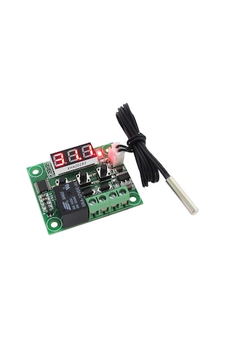 50-110 C W1209 Dc 12v Dijital Mini Termostat Sıcaklık Kontrol Cihazı Kontrol Anahtarı Sensör Modülü
