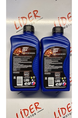 Elf Moto Gold 4t 20w-40 Motorsiklet Yağı 1lt 2adet