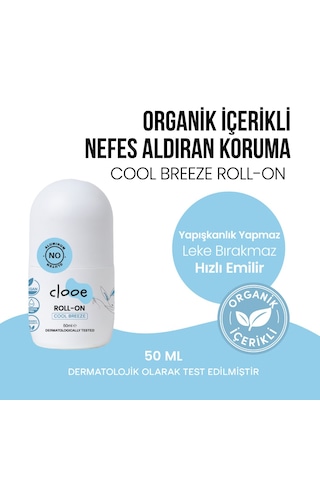 Clooe Cool Breeze + Fresh Bloom + Classic Roll-On Deodorant 3 x 50 ML