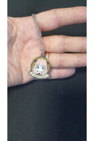 Dükkan Design Spy X Anya Forger Kolye Gümüş