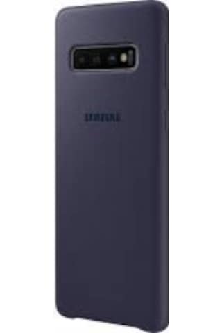 Galaxy Uyumlu S10 İle Uyumlu Kılıf Silicone Cover Lacivert Ef-pg973tnegww Mavi