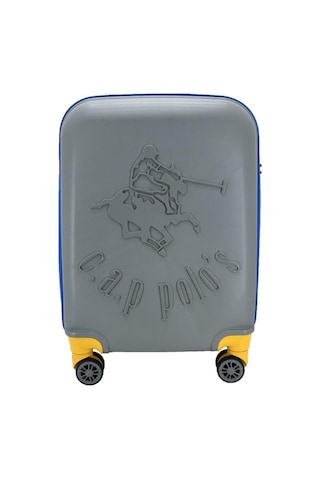 Cap Polo's Polipropilen Orta Boy Valiz Gri