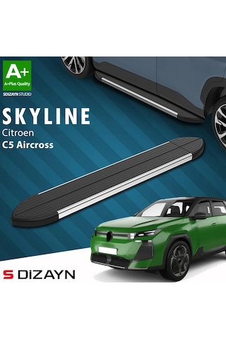 S-dizayn Citroen C5 Aircross 2 Hybrid Benzinli Skyline Krom Yan Basamak 193 Cm 2025 Üzeri A+ Kalite