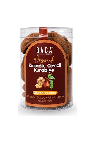 Organik Kakaolu Cevizli Kurabiye 100g