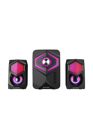 Rampage RMS-175BT 2+1 5Wx2 Bluetooth-USB-MicroSD-FM Rainbow Aydınlatmalı Gaming Hoparlör