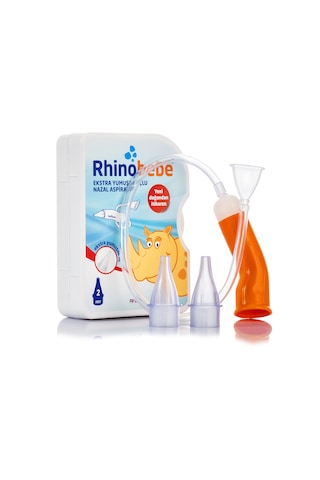 Rhinobebe Ekstra Yumuşak Uçlu Nazal Aspiratör ve 2'Li Yedek Uç Rhinobebe Ekstra Yumuşak Uçlu Nazal Aspiratör ve 2'Li Yedek Uç