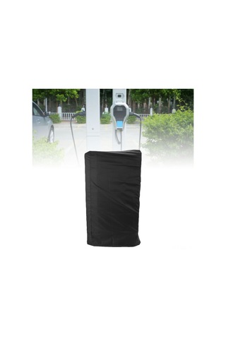 Padalink Elektrikli Araba Şarj Aleti Koruması, Oxford Kumaş, Yağmur Ve Toz Koruma, Güneş Tenesi, Dışarıda Kullanım İçin Sıkıştırılabilir Siyah