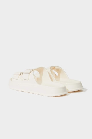 Defacto Erkek Düz Taban Çift Bantlı Eva Terlik D4645ax25hswt1 Beyaz