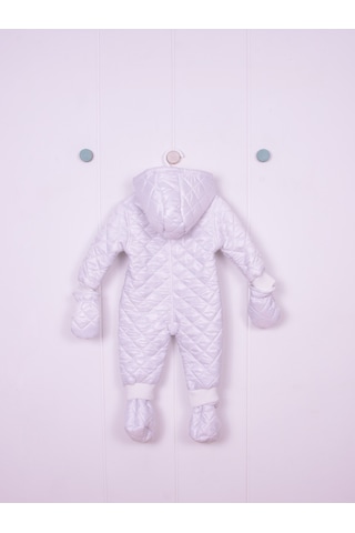 Ekru Mikro Kozmonot Eldiven Patikli Astronot Tulum Ekru