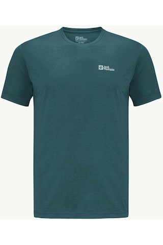 Jack Wolfskin Vonnan S/s T M Erkek T-shirt-28381-koyu Yeşil Koyu Yeşil