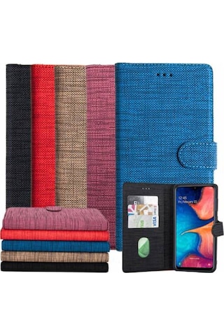 Xiaomi Redmi Note 8 Spor Kumas Cüzdan Kilif 504938567