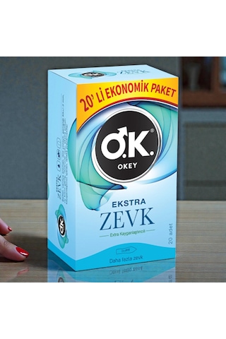 Okey Ekstra Zevk Prezervatif 20'li