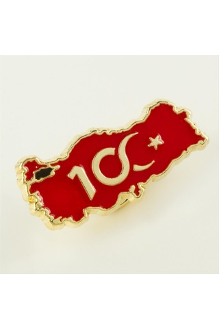 Cumhuriyetin 100. Yılına Özel Yaka Rozet Çok Renkli
