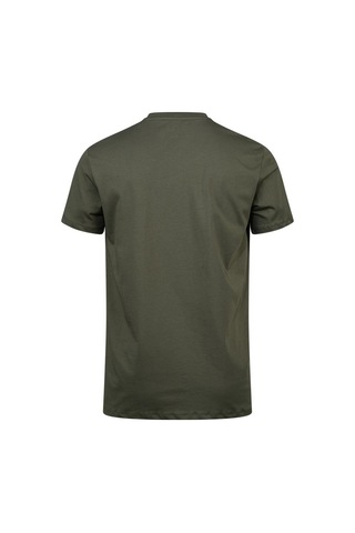 2as Alex Baskılı Erkek Sıfır Yaka T-shirt 042 Haki