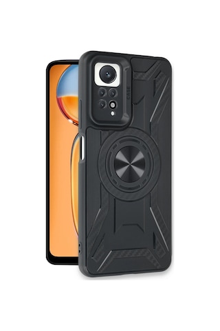 Muratech Newface Xiaomi Redmi Note 12 Pro 4g Kılıf Lincoln Silikon - Siyah