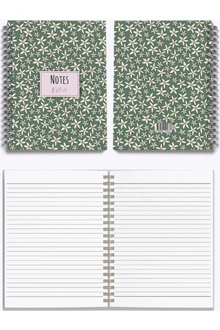 My Mia Art Starflower-midi 14x20 Çizgili Defter Çok Renkli