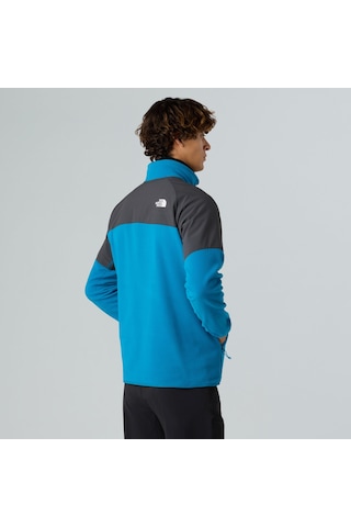 The North Face M Glacier Heavyweight 1/2 Zip Erkek Polar-30503 Mavi