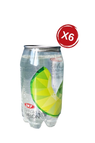 Enerjisi Azaltılmış Kavun Aromalı Gazlı İçecek 350ml 6'lı Set